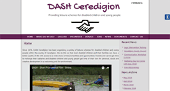 Desktop Screenshot of dashceredigion.org.uk